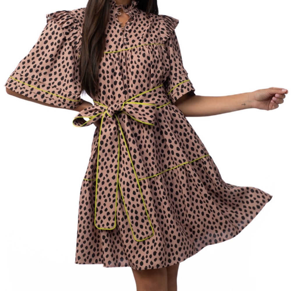 Leopard printed dress
